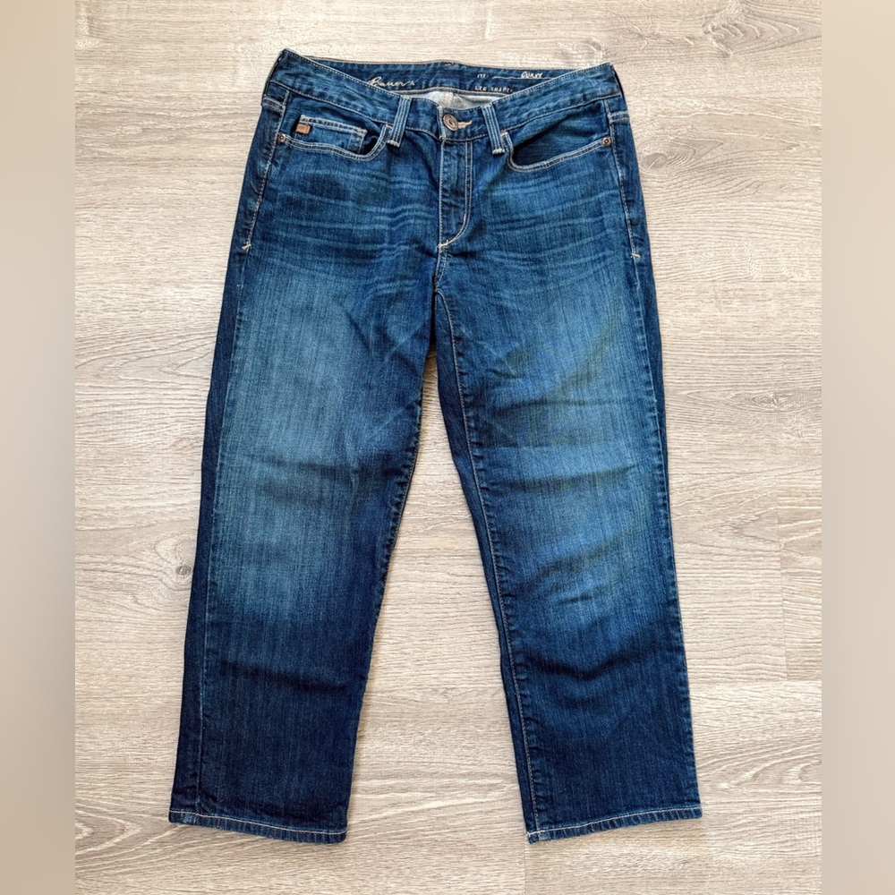 •EDDIE BAUER• CURVY CAPRI JEANS